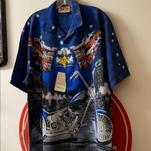 Vintage New thunderbird button up shirt